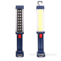 2023 Newest Dual Light Source USB Rechargeable Road Safety SOS Warning Magnetic Led Work Light With Power Bank